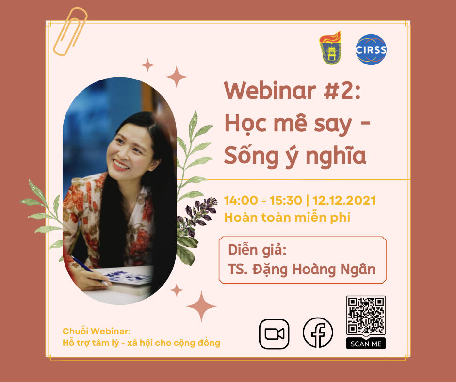 "Học Mê Say - Sống Ý Nghĩa": Webinar miễn phí dành cho sinh viên hậu Đại Dịch COVID-19